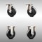 Service Caster 4 Inch 316SS Soft Rubber Wheel Swivel Top Plate Caster Rigid SCC, 2PK SCC-SS31620S414-SRS-2-R-2 - alternate 1